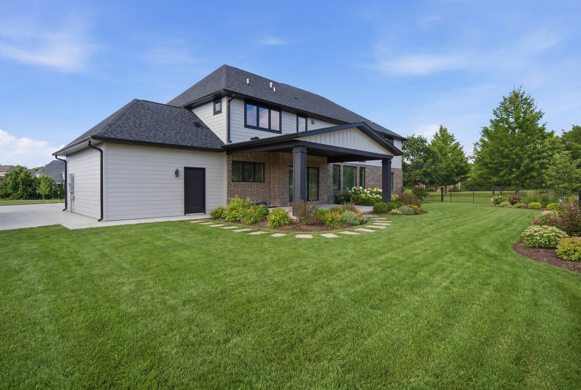Rear exterior photographed by Aerial MG