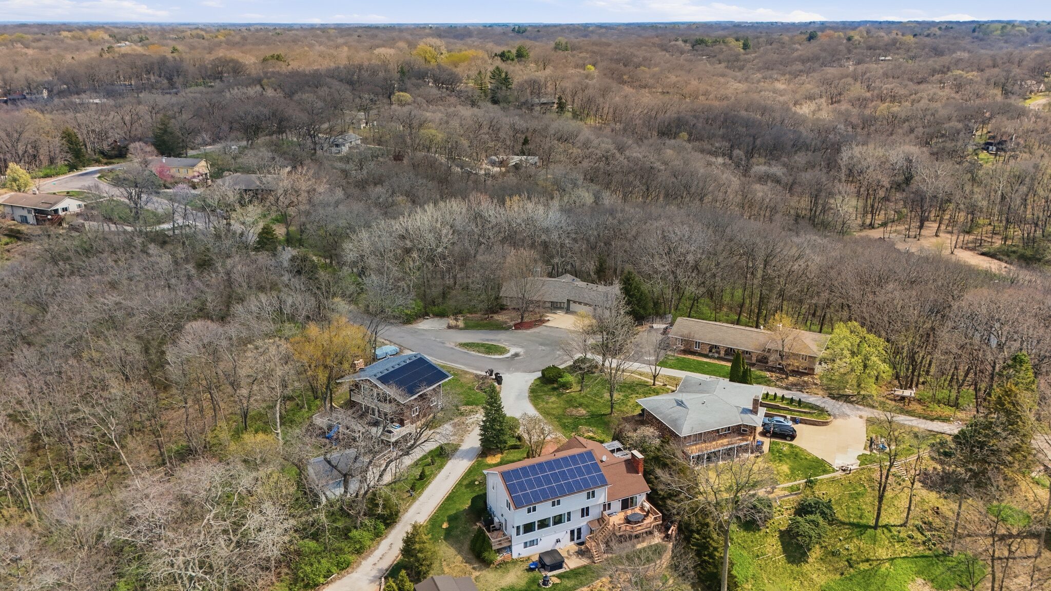Briar Ridge Court, East Peoria - real estate photography by Aerial MG