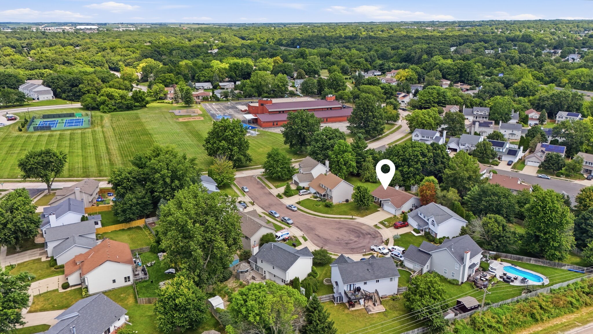 North Leawood Court, Peoria - real estate photography by Aerial MG