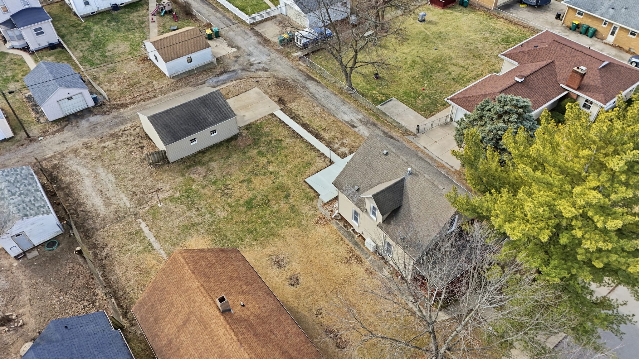 W Callender Avenue, West Peoria - real estate photography by Aerial MG