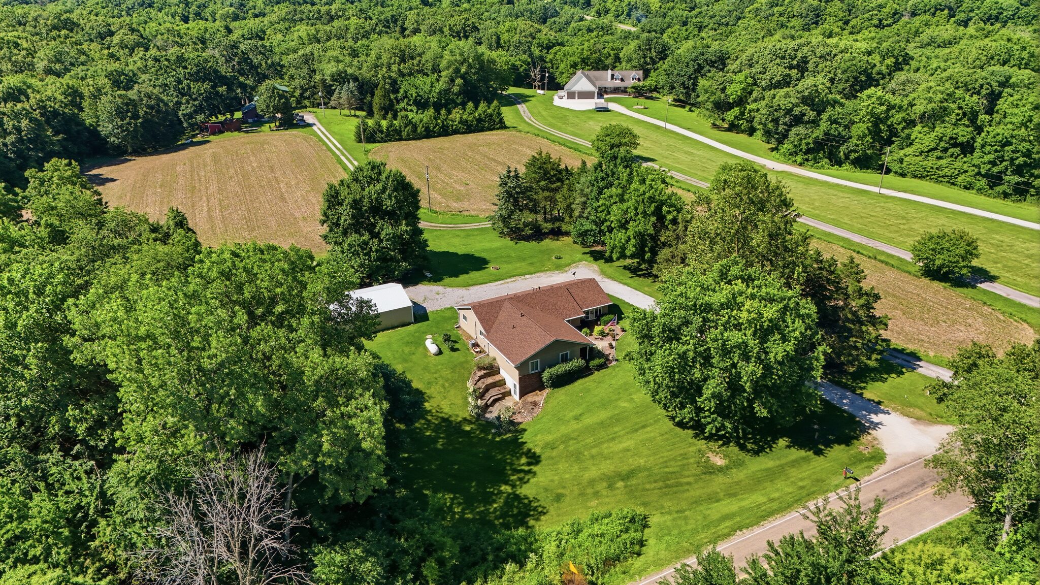 W Todd School Rd, Glasford - real estate photography by Aerial MG