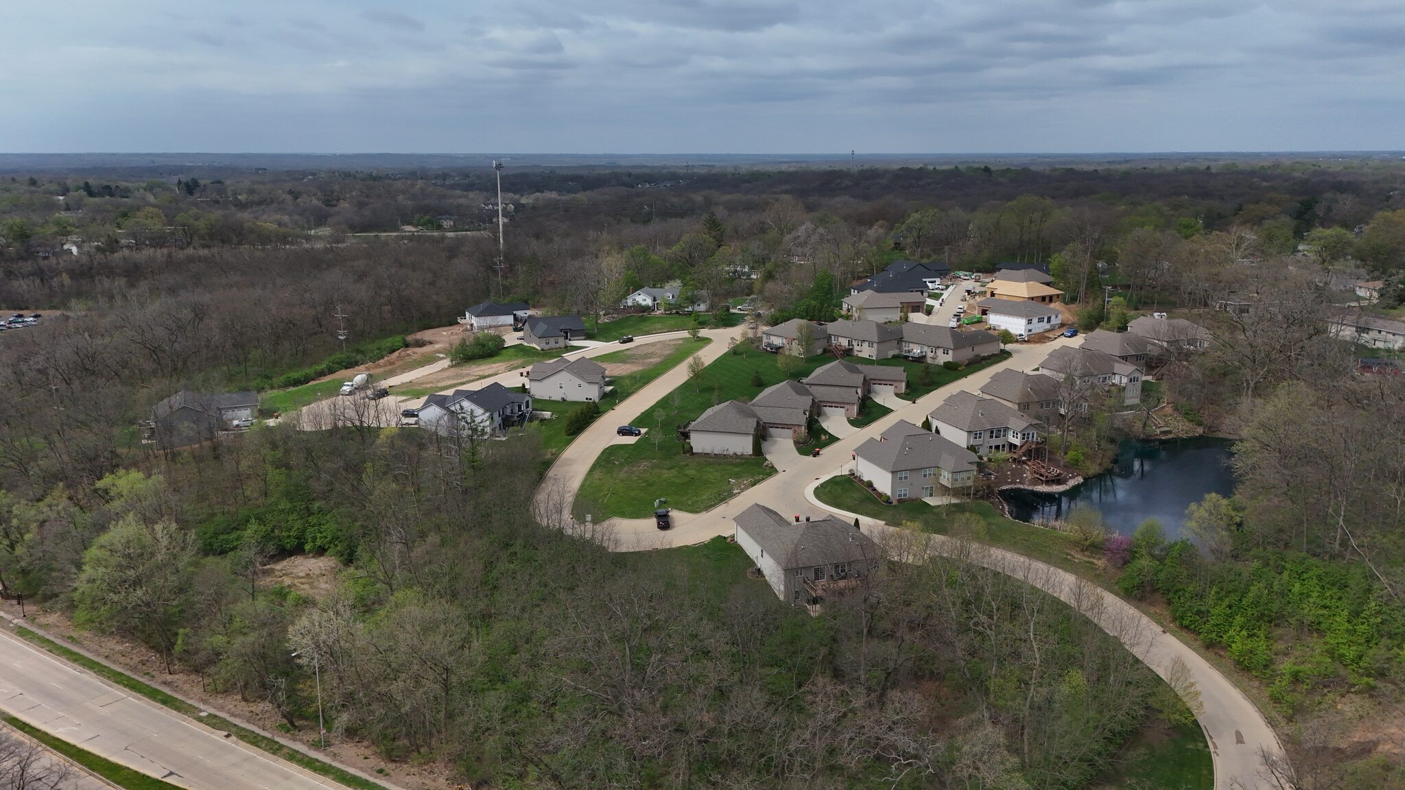 Woods Edge, Peoria - real estate photography by Aerial MG